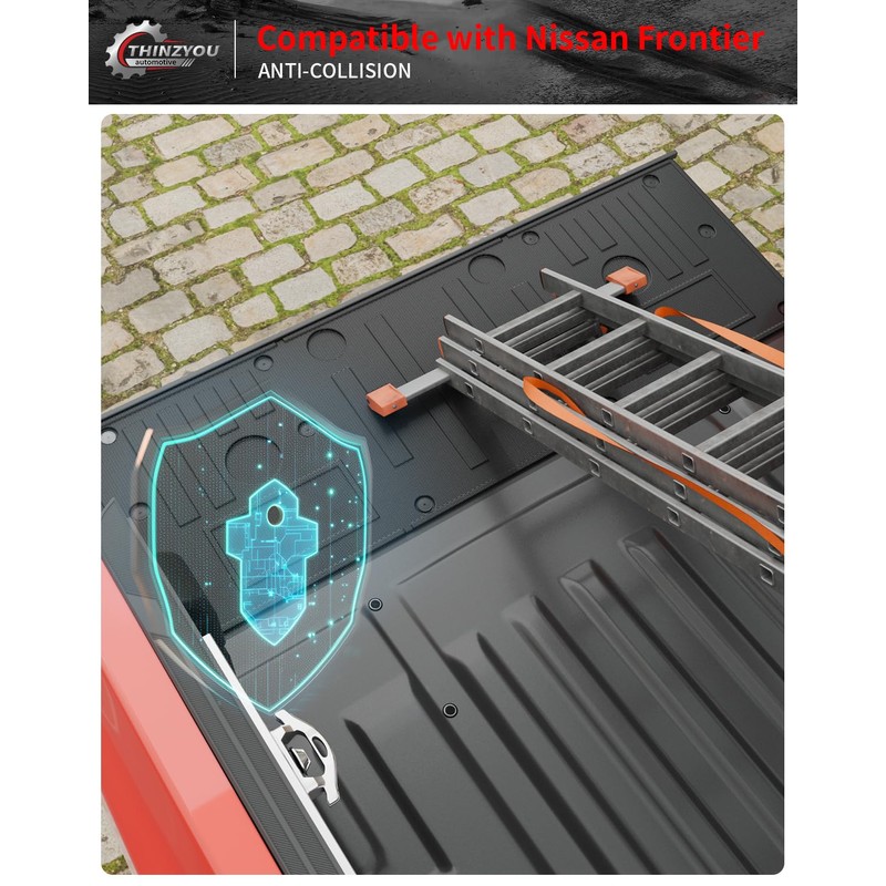 Thinzyou Tailgate Mat Compatible with 2022 2023 2024 Nissan Frontier