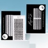 DM17 Eyelash Clusters, DIY Eyelash Extensions Kit with Applicator and