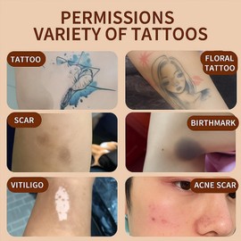 Tattoo Cover Up Makeup - Coverage Waterproof Tattoo Concealer Makeup – Covers Tattoos, Bruises & Imperfections for Men & Women. Long-Lasting Body Kit for Flawless Skin