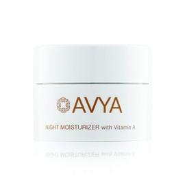 AVYA Night Moisturizer (0.34oz) - Advanced Ayurvedic Skincare/Retinol Cream with Antioxidants/Reduces Fine Lines and Wrinkles