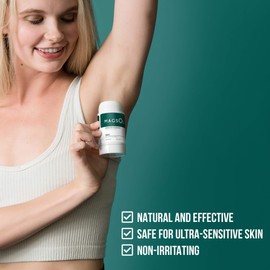 Natural Deodorant for Men - Aluminum Free, Baking Soda Free, 4 Total Ingredients, 2 Pack (Hunter)