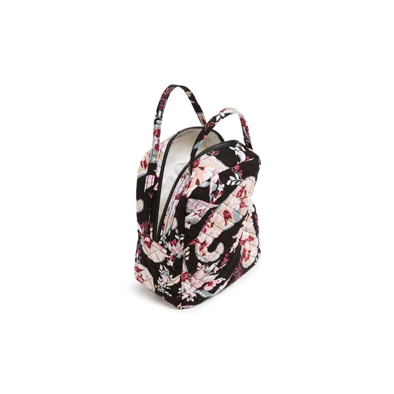 Vera Bradley Women's Cotton Lunch Bunch Lunch Bag, Pretty Posies,