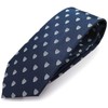 MICHI CORONDON Brand Necktie, Fine Crest Pattern, Crest Pattern, 100%