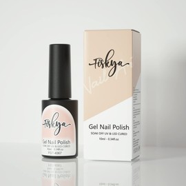 Fiskya Gel Nail Polish Summer Fall Jelly Nude Pink Color Soak Off UV LED 10ml Gel Polish Nail Art DIY Home Manicure