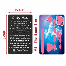 FALOGI Best Friend Birthday Card, Special Friend Gifts for Boys Girls, My Bestie Gifts for Women Men