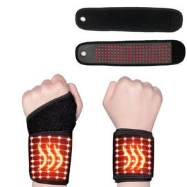 Clcyricher Wrist Support, Thumb Support, Spontaneous Heat, Joint Protection, Fixed Support, Stretchy, Perfect Fit for Wrist, Thumb Base Support, Wristband, For Left & Right Use, Sweat Absorbent, Quick