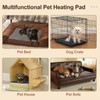 Heated Pet Bed, 7 Adjustable Temperature Pet Heating Pad Indoor