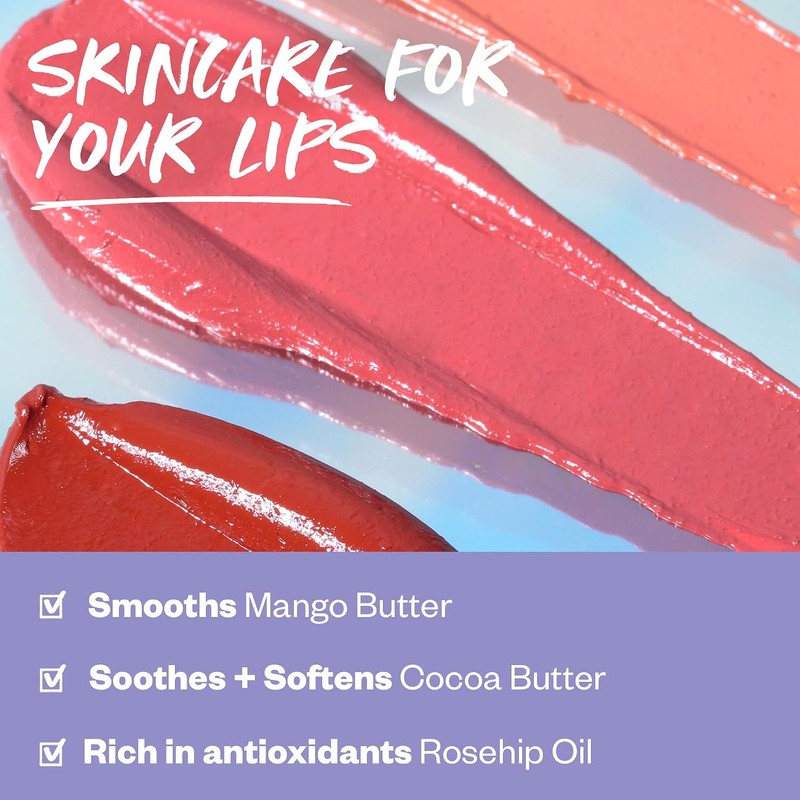 Kosas- Lápiz labial satinado nutritivo y ligero: color de labios