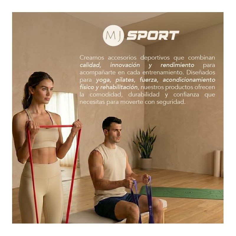 MIST JEWEL Bandas de Resistencia 3 Pack Liga Elastica para