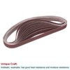 HARFINGTON 12pcs 120 Grits Aluminum Oxide Sanding Belts 1" x
