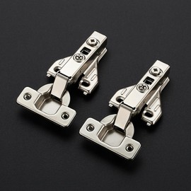 JOY DECOR Full Overlay 5 Pair 10 Pack Concealed Kitchen Cabinet Hinges 105 Degree Soft Close Adjustable Cabinet Door Hinges for Face Frame Cabinet