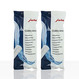 Jura Claris White Filter Cartridge for Impressa and Others Pack of 2