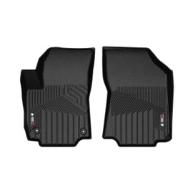 OMAC Premium Floor Mats for GMC Terrain 2018-2024 Front Heavy Duty Black