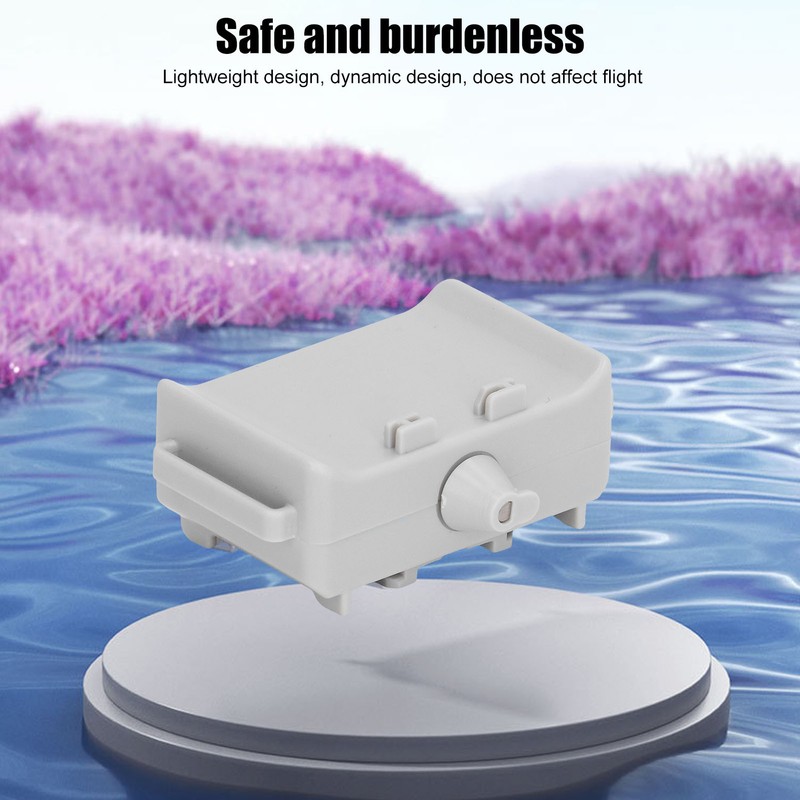 Drone Airdrop System Gray Aerodynamic Design Payload Transport Delivery Device