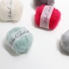 Yokota Daruma 01-6320 Wool-Mohair Yarn, Extra Chunky, Color 5: Purple