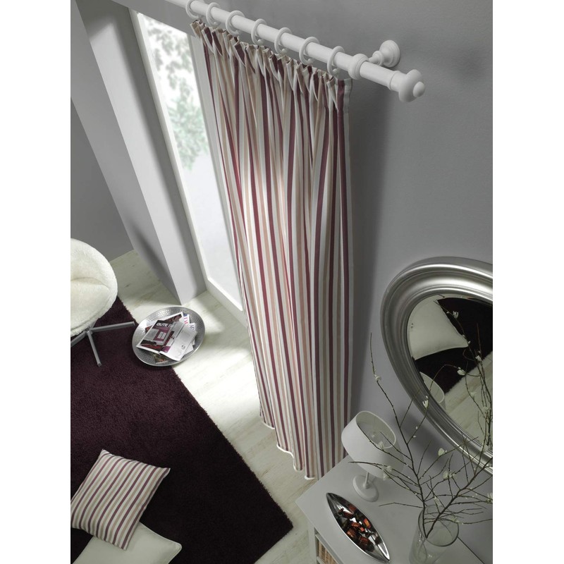 GARDINIA Curtain Rings for Curtain Rods, Diameter 28 mm, with