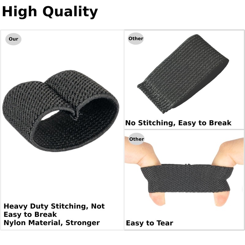 Elastic Belt Keepers for Duty Belt, Backpack Strap Keeper Strap