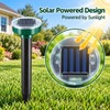 Solar Ultrasonic Pest Repeller for Yard 4 Pcs – Ground