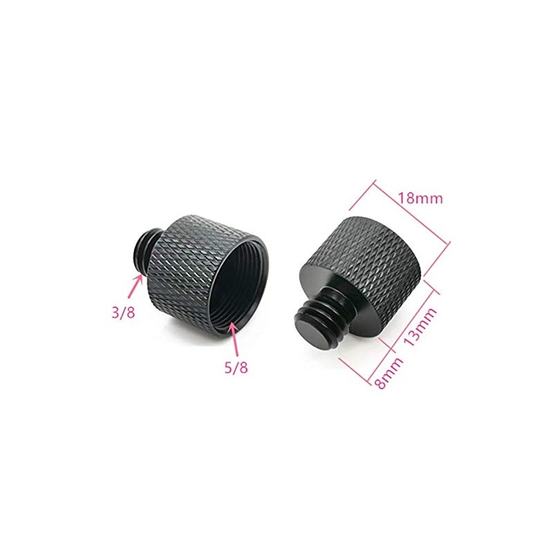 Donuts Mic Stand Adapter 38 Female to 58 Male Screw