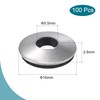 sourcing map Bonded Sealing Washers 16x5.5x2.8mm Stainless Steel EPDM Rubber