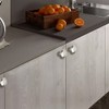 Xihuimay 15pcs Silver Knobs for Kitchen Drawer Handle Round Mushroom