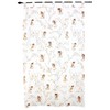 TupTam Children's Room Curtains with Bows Set of 2, Colour: