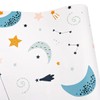 Yifasy Drawer Shelf Liner Moon Stars Self-Adhesive Furniture Inner Lining