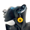 Handmade Sun Flower Earrings - Daisy Earrings - Spring Earrings