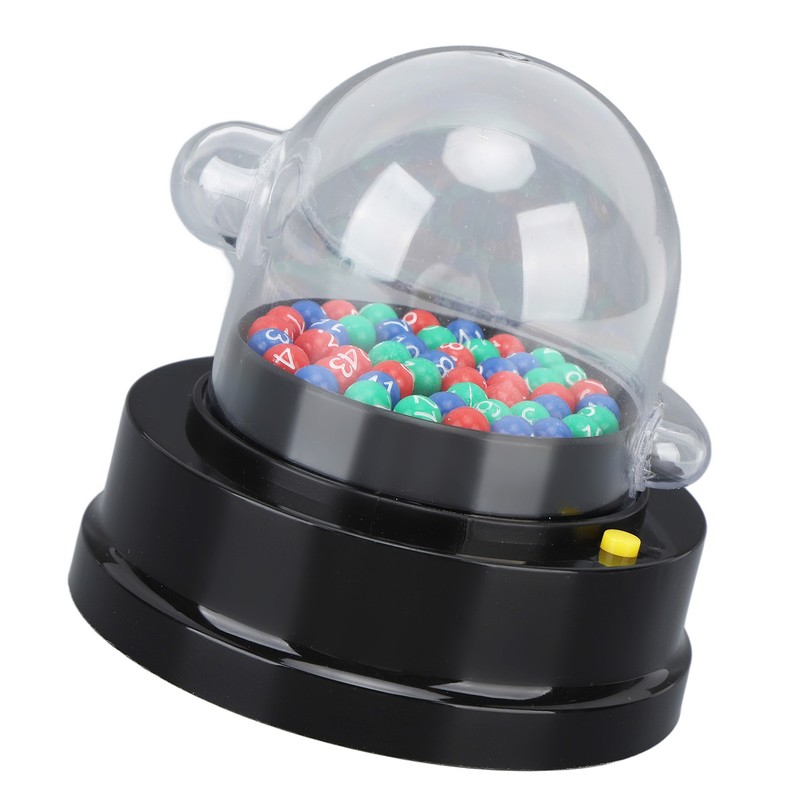 Electric Shake Lucky Ball Machine Mini Lottery Machine Portable Fortunate