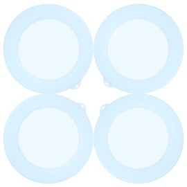 Paquete de 4 tapas de silicona para cuencos de sopa/cereales Corelle Vitrelle de 18 onzas, aptos para congelador, microondas y lavavajillas (cuenco no incluido)