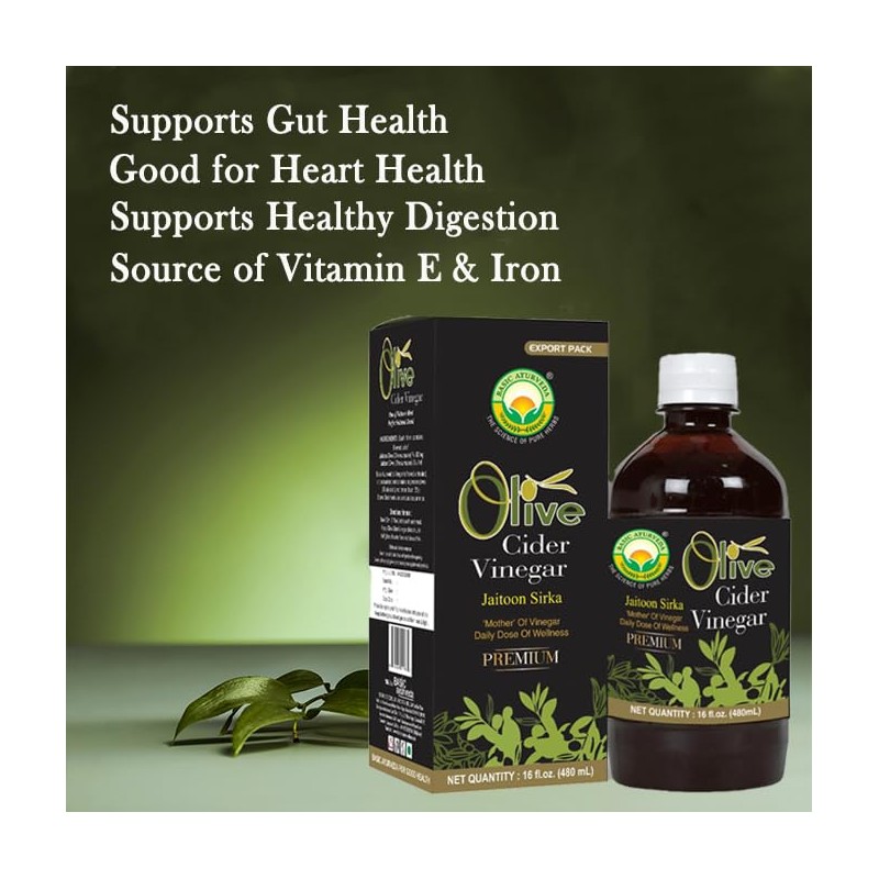 BASIC AYURVEDA Olive Cider Vinegar | Natural Jaitoon Sirka |