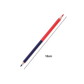 Ncheli 12 pcs red and blue pencil, double head school drawing pencil, double ended coloured pencils for drawing colouring card, marking, test scoring supplies