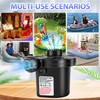 Electric Air Pump for Inflatables, Air Mattress Pump with 3