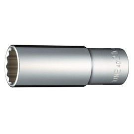 TONE Deep Socket (12 Square) 4D-21L Insertion Angle 0.5 inch (12.7 mm) (1/2 inch), Double Side Width 0.8 inch (21 mm)