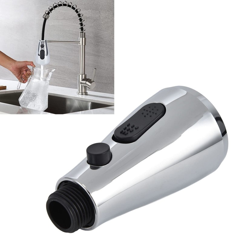 HERCHR Kitchen Faucet Head Replacement, Kitchen Sink Faucet with Sprayer,