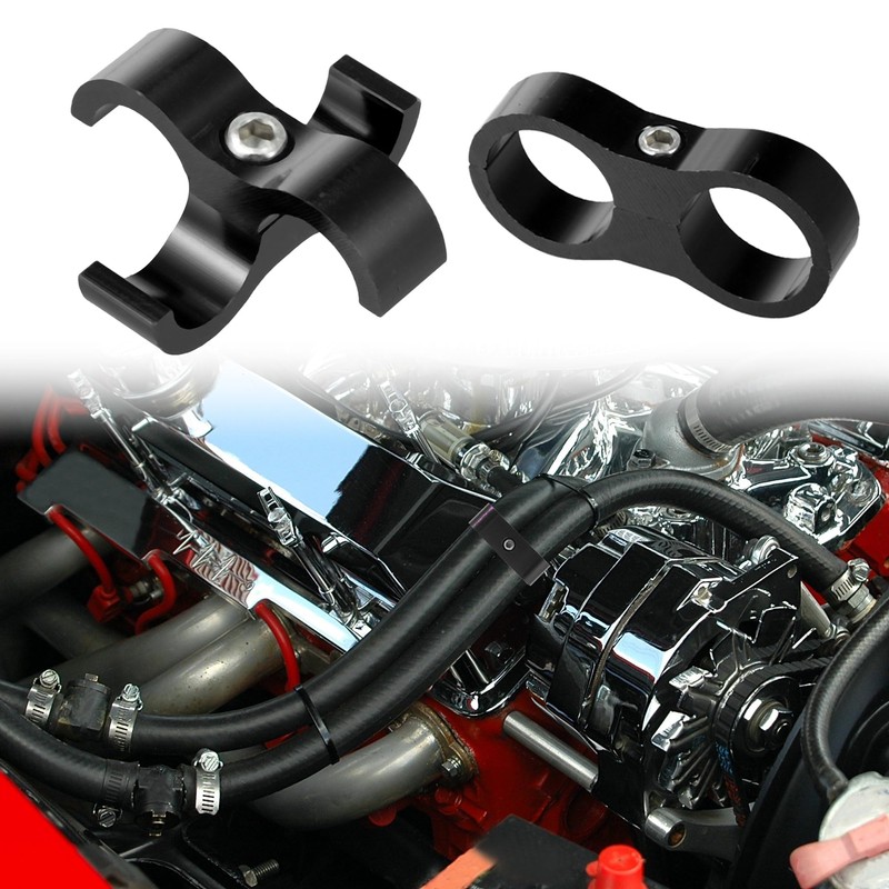 X AUTOHAUX AN12 Car Auto Hose Separator Clamp Fuel Line