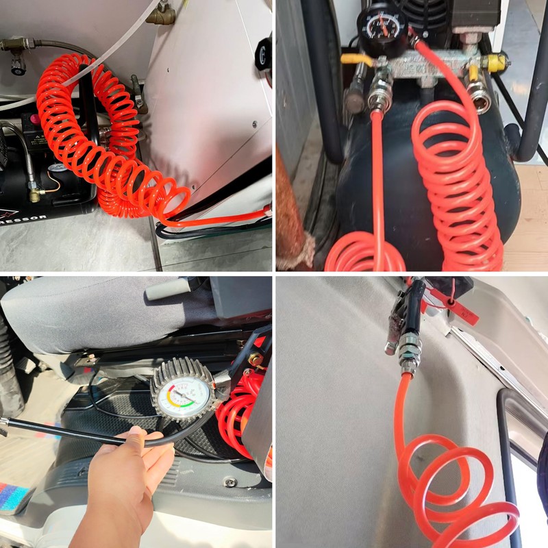HFS(R) Spiral Air Hose, Coil Hose, Air Compressor Hose, Screw