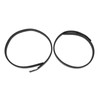 1 Pair Roof Molding Drip Weatherstrip 75551 0C050 Flexible Rubber