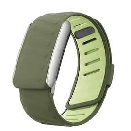 Fitcent Super Soft Silicone Band SportFlex Replacement Wristband Compatible with WHOOP 5.0 Fitness Tracker (Armygreen)
