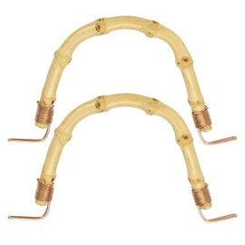 QUARKZMAN 2Pcs Manico Per Teiera In Bambù, Manico A Forma Di U Con Fili Di Rame Per Sostituzione Per Teiere Ceramiche E In Terracotta Con Apertura Da 4-4.5", Accessori Per Teiere, Oro