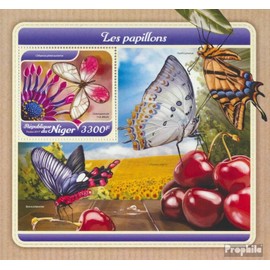 niger miniature sheet 775 (complete. issue.) unmounted mint/never hinged ** MNH 2017 Butterflies (Stamps for collectors) Butterflies