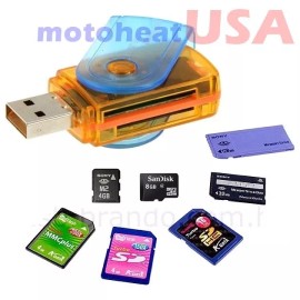 Universal All In One Micro SD to USB Multi-Card Memory Card Adapter Reader Supports 128GB