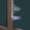 Clear Window & Sliding Door Lock | Anti-Opening Safety Stopper Clear 5ea