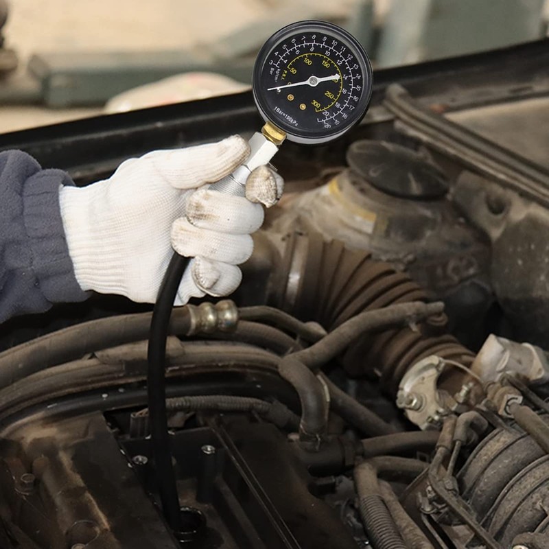 Lyaciomn Engine Compression Tester Testing Gauge Gage Check Test Tool