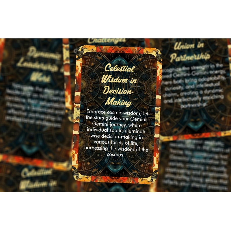 Ibiza Tarot Gemini and Gemini - Zodiac Compatibility - Divination