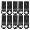 10Pcs Oscillating Saw Blade 34mm Bi Metal Multitool Cutting Tool