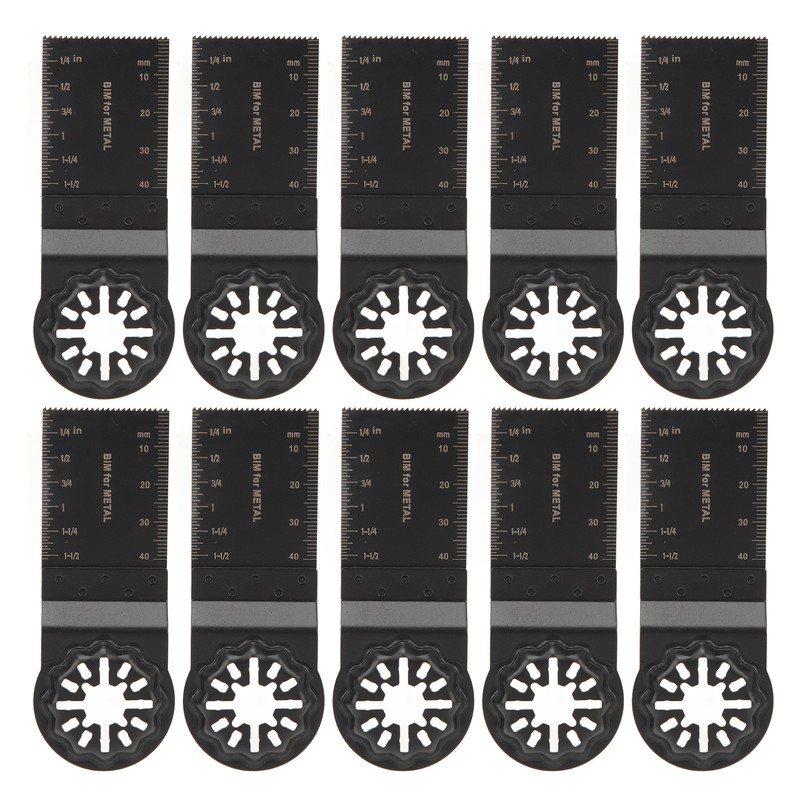 10Pcs Oscillating Saw Blade 34mm Bi Metal Multitool Cutting Tool