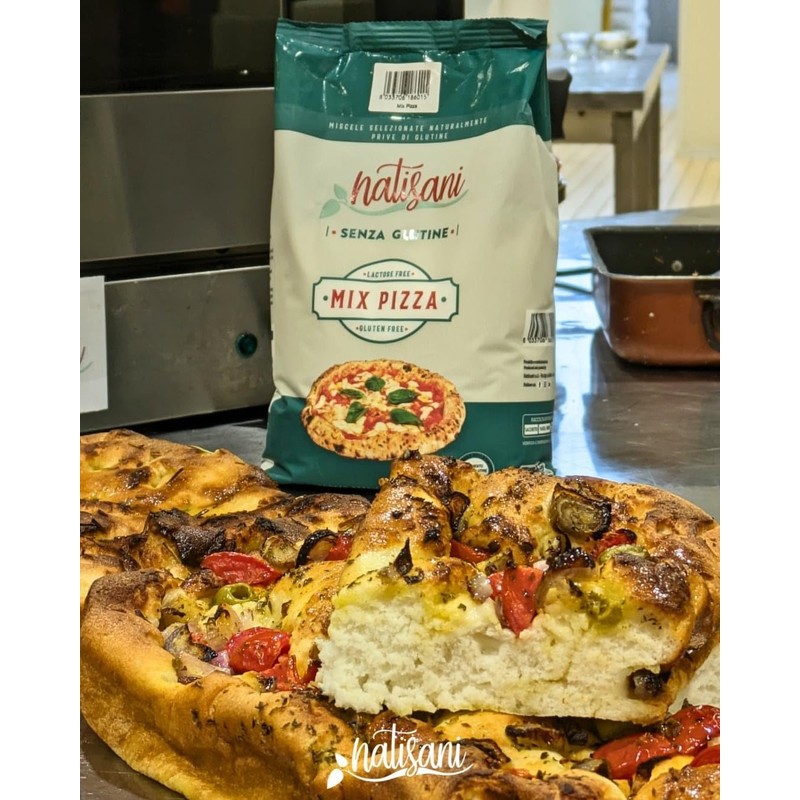 Natisani - Gluten Free Flour, Pizza Mix, 1kg | 2.2lb