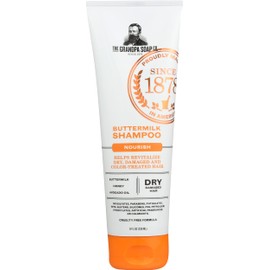 The Grandpa Soap Company Buttermilk Shampoo to Nourish Hair, Sulfate Free, Natural, Cruelty Free, 8 Ounce (Pack of 1)