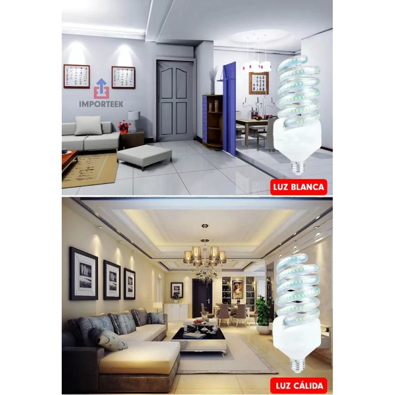 Importeek 15pz Foco Bombilla Lampara Luz Led Iluminacion Ahorrador 9w